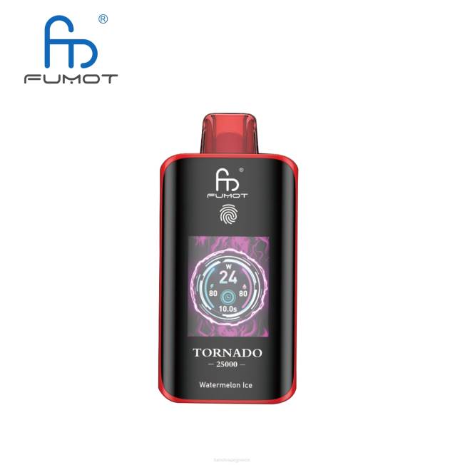 Fumot Tornado 25000 ατμούς μιας χρήσης πάγος καρπούζι - DN0F12 Fumot Vape Online Shop