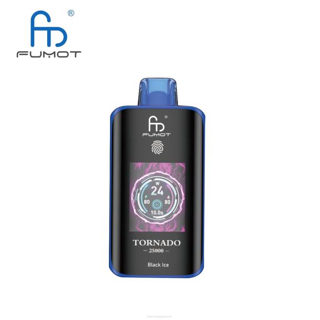 Fumot Tornado 25000 ατμούς μιας χρήσης μαύρος πάγος - DN0F2 Fumot Vape Online Shop
