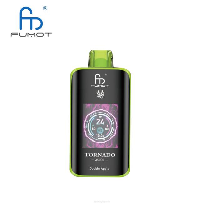 Fumot Tornado 25000 ατμούς μιας χρήσης διπλό μήλο - DN0F5 Fumot Vape Online Shop