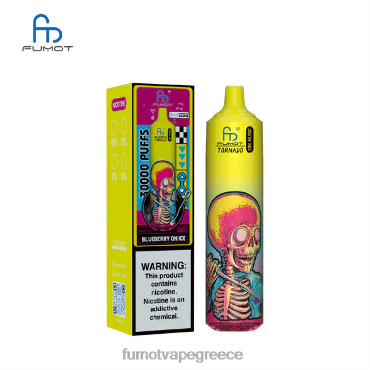 Fumot Vape Price 828J04 βατόμουρο στον πάγο Fumot Tornado 30k μουσική