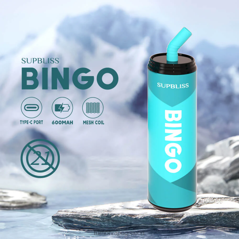 Fumot Supbliss Bingo 9000 στυλό μιας χρήσης (1 τεμάχιο) - 18 ml N0240473 | Fumot Disposable Vape κορύνες